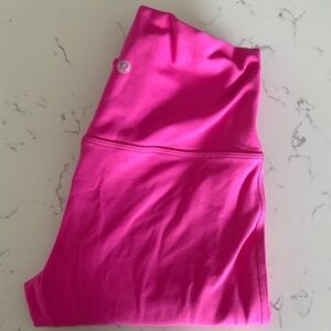 Lululemon sonic pink aligns 25 inch